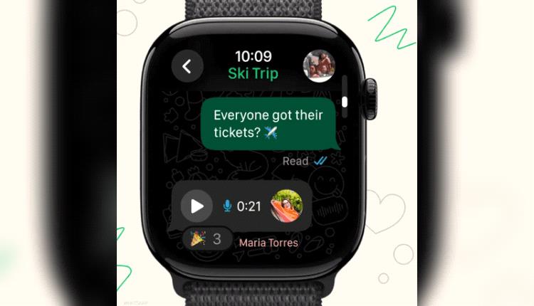واتساب تطلق نسخة خاصة من تطبيقها لساعات "أبل"