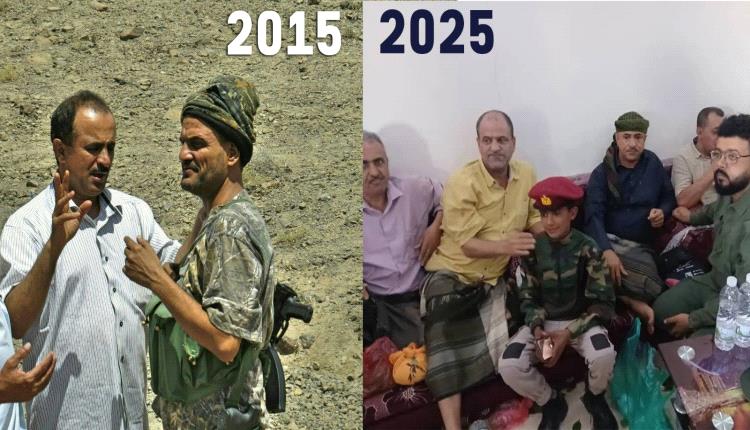 اللواء شلال شايع يزور رفيق دربه المناضل صلاح الشنفرة في الضالع تأكيدًا على وحدة الصف الجنوبي