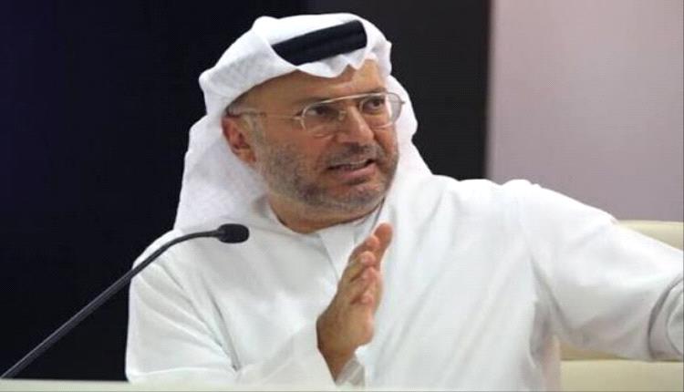 قرقاش يدعو لوقف فوري للحرب في السودان وضمان استقرار البلاد