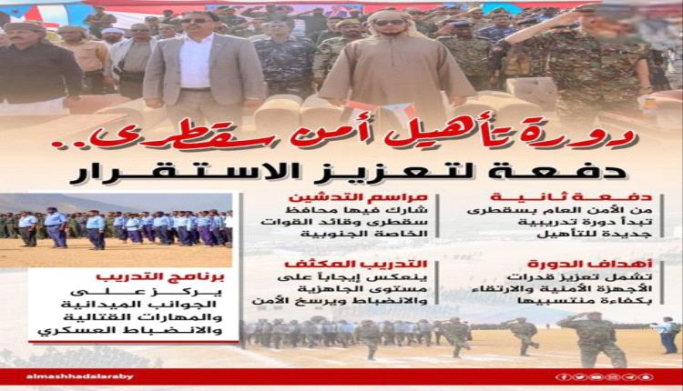 سقطرى تتجه نحو الأمن المستدام: دورة تأهيل جديدة لرفع القدرا