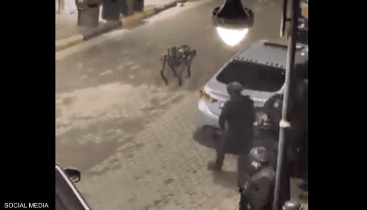 روبوت يشارك في "عملية الرمثا" الأمنية في الأردن