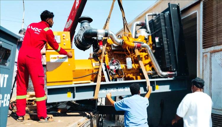 وصول مولدات غاز جديدة إلى منشأة بروم لتعزيز استدامة الطاقة