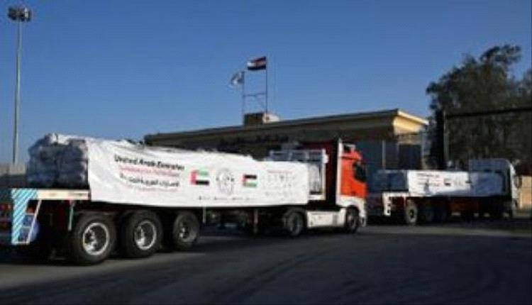 الإمارات تُرسل 250 قافلة إغاثية لدعم غزة