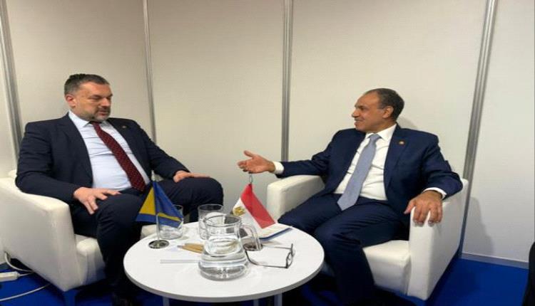 مصر والبوسنة تبحثان تعزيز العلاقات الثنائية والتعاون الاقتصادي والسياحي