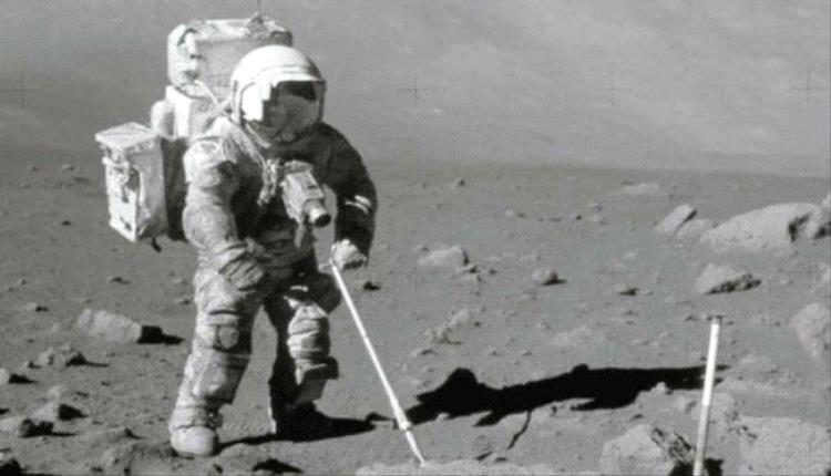 اكتشاف مفاجئ في صخرة قمرية عمرها 50 عامًا