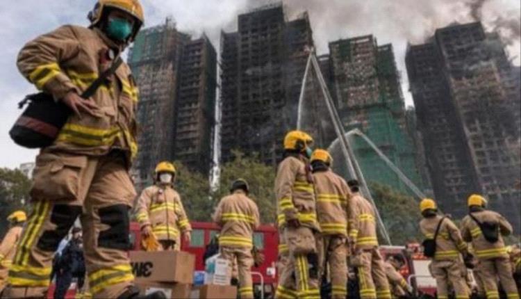 هونج كونج تترحم على 128 ضحية حريق هائل وترقب لمفقودين