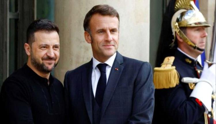 الإليزيه: ماكرون يستقبل زيلينسكي في باريس لمناقشة السلام