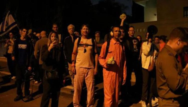 احتجاجات تل أبيب ضد عفو نتنياهو