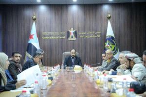 أمانة الانتقالي تناقش تصاعد هجمات الحوثي وحقوق شعب الجنوب
