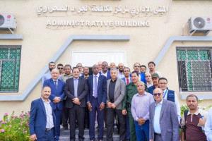 السقطري وياو يتفقدان تطوير البنية الزراعية في دار سعد