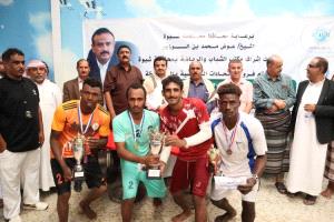 شباب المصينعة أبطال أولمبياد شبوة للسباحة