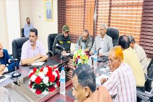 تنفيذي لحج يقر توحيد الموارد ويغلق أبواب الجبايات العشوائية