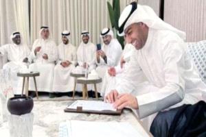 النجوم يشاركون الشعيبي التهنئة بعقد قرانه