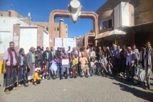 جرحى تعز ينتصرون: إنهاء الاعتصام واستعادة حقوق العلاج