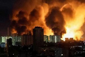 عاجل | انفجارات عنيفة تهز كييف جراء هجوم صاروخي.