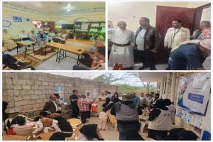 قعطبة: مدير المديرية يشيد بجهود الائتلاف الهولندي ومشروع المساحة الصديقة للأطفال