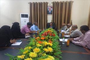 تعزيز التعاون بين الهيئة اليمنية للمواصفات وأمن المنطقة الحرة بعدن
