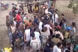 نجاة طفلة بأعجوبة بعد سقوطها في بئر ارتوازية بمديرية رصد يافع