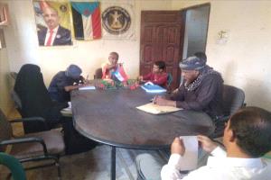 انتقالي تبن يشيد بنجاح فعالية أكتوبر ويبحث تعزيز المنجزات التنموية
