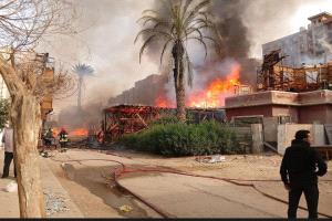 القصة الكاملة لـ حريق استديو مصر... تفاصيل.. عاجل