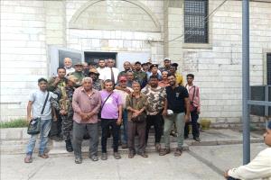 المؤسسة العامة للاتصالات بعدن تكرم ضباط الأمن: حماية المنشآ واجب وطني
