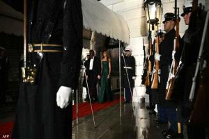 بالأخضر.. فستان ميلانيا يسرق الأضواء في البيت الأبيض