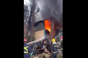 السيطرة على حريق بمخازن أقمشة شمالي بغداد