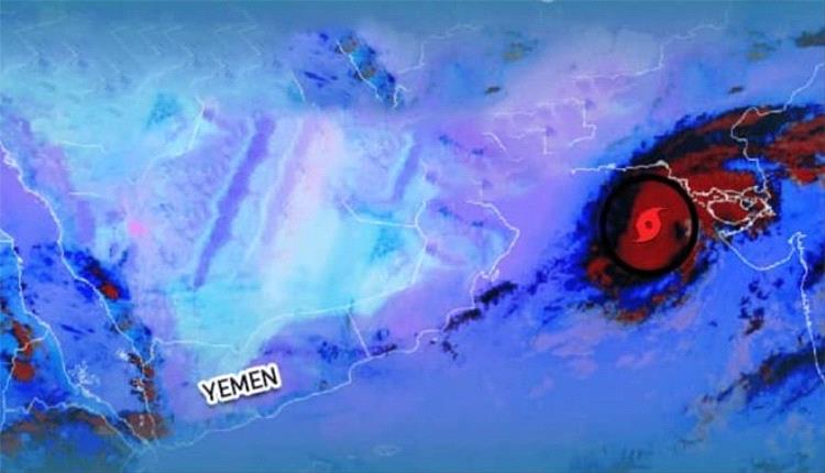 "شاختي".. عاصفة إعصارية تتشكل في بحر العرب دون تأثير مباشر على اليمن