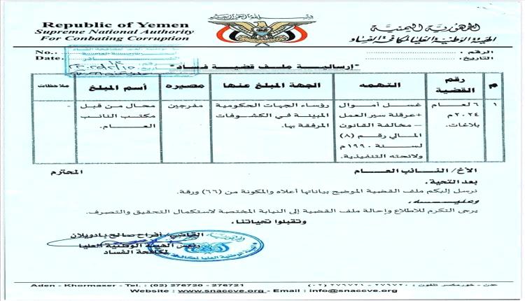 فضيحة مالية تهز اليمن: 204 مؤسسة حكومية تهرب الإيرادات من البنك المركزي