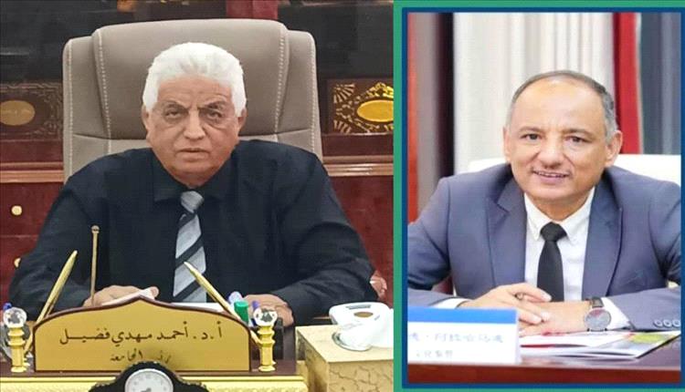 رئيس جامعة لحج يشيد بدور المستشار الثقافي في الصين لتعزيز التعاون الأكاديمي اليمني-الصيني
