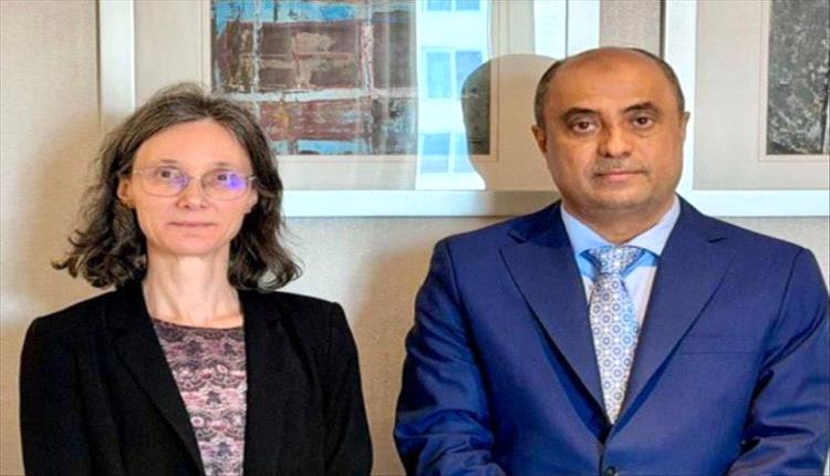 بن بريك للسفيرة الفرنسية: الحكومة ماضية في الإصلاحات رغم التحديات