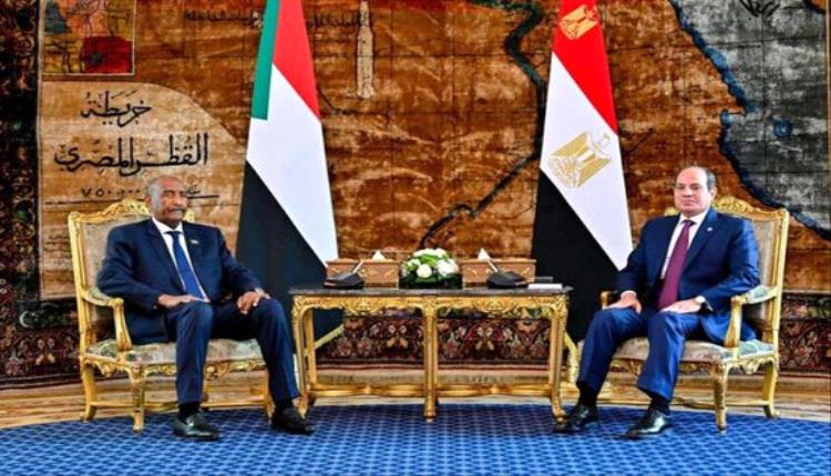 السيسي والبرهان يؤكدان وحدة الموقف لحل أزمة السودان وحماية مياه النيل