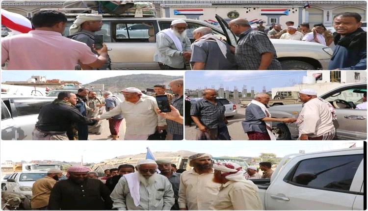 وفد حضرمي يدعم أبطال الضالع ويجسد وحدة الصف الجنوبي
