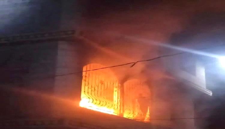 شبوة: حريق ضخم في لحجور يخلف 25 مليون ريال خسائر مادية