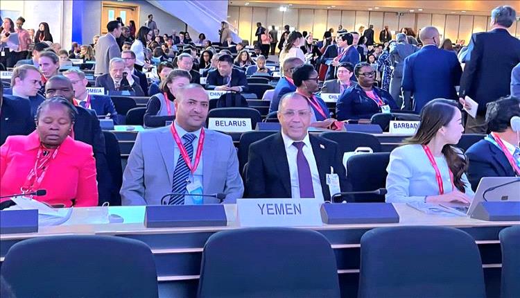 اليمن تطالب بنظام تجاري عالمي عادل لدعم التعافي والتنمية المستدامة في الدول المتأثرة بالأزمات
