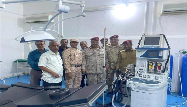 اللواء الفضلي يتفقد مستشفى صلاح الدين استعدادًا لإطلاق المخيم الطبي العسكري المجاني بعدن