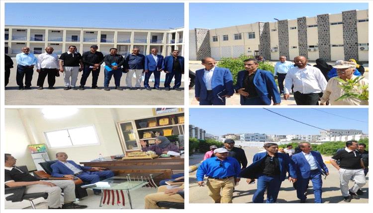 لجنة وزارية تفقد مستشفى ذوي الإعاقة بعدن لتعزيز الخدمات العلاجية