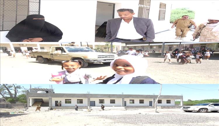 أبو بكر سالم يتفقد مدرسة 14 أكتوبر ويشرف على إنجاز فصول جديدة بزنجبار