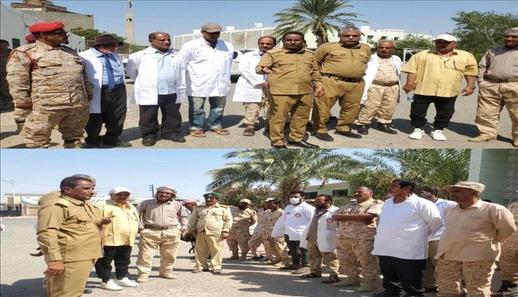 تطوير مستشفى صلاح الدين العسكري لجنة طبية تقييمية لتأهيل غرف العمليات والعناية المركزة