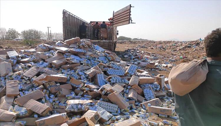 المنصورة تتلف 15 طنًا من عصائر فاسدة في أكبر حملة لحماية المستهلك
