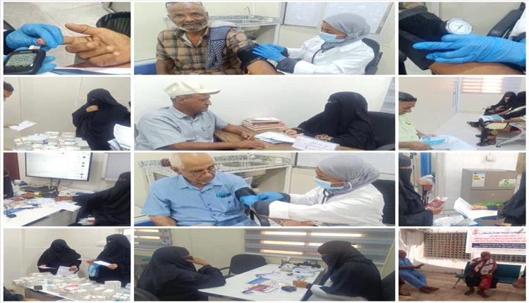 اختتام فعاليات المخيم الطبي المجاني لأمراض الضغط والسكري في عدن بنجاح كبير
