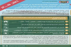 بدء تطبيق فحوص اللياقة الطبية لحجاج موسم 1447هـ
