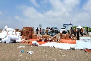ضبط قارب حوثي محمّل بمعدات طائرات مسيّرة وأجهزة تجسس قبالة سواحل رأس العارة