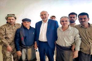 اللواء الزبيدي يزور القائد صلاح الشنفرة تأكيدًا على وحدة الصف الجنوبي
