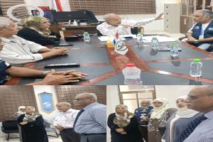 نائب مدير مكتب الرئاسة يطلع على مركز البيانات الوطني للهيئة الجيولوجية بعدن