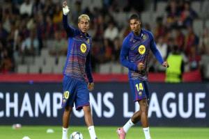 يامال وراشفورد يقودان برشلونة أمام أولمبياكوس
