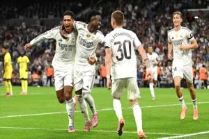 فينيسيوس يبدع ومبابي يصاب ريال مدريد يعتلي الصدارة بثلاثية في شباك فياريال