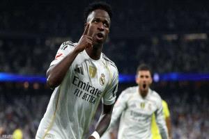 فينيسيوس يقود ريال مدريد إلى صدارة الدوري الإسباني "مؤقتا"