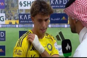 موقف جواو فيليكس من مباراة النصر أمام الفتح