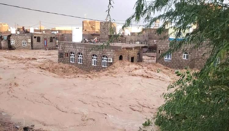 أمطار مأرب تتسبب في أزمة الأمم المتحدة تنقذ 620 أسرة نازحة
